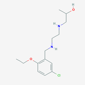 1-({2-[(5-Chloro-2-ethoxybenzyl)amino]ethyl}amino)propan-2-ol