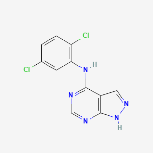 N-(2,5-dichlorophenyl)-1H-pyrazolo[3,4-d]pyrimidin-4-amine