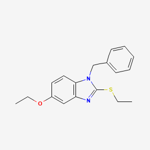 1-benzyl-5-ethoxy-2-(ethylsulfanyl)-1H-benzimidazole