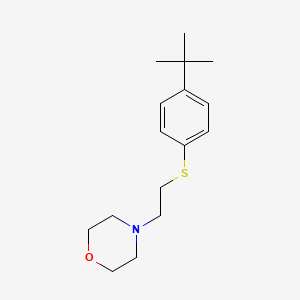 4-{2-[(4-Tert-butylphenyl)sulfanyl]ethyl}morpholine