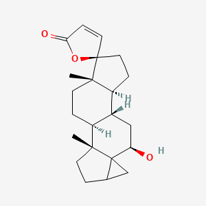 6beta,17-Dihydroxy-3,5-cyclo-5alpha,17alpha-pregn-20-ene-21-carboxylic acid, gamma-lactone