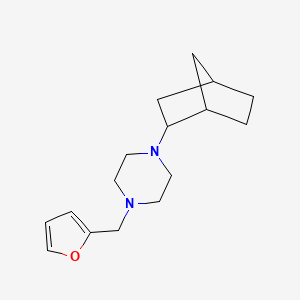 1-(Bicyclo[2.2.1]hept-2-yl)-4-(furan-2-ylmethyl)piperazine