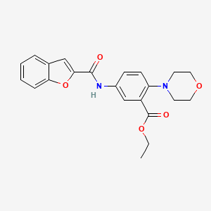 Ethyl 5-[(1-benzofuran-2-ylcarbonyl)amino]-2-(morpholin-4-yl)benzoate