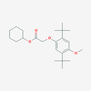 Cyclohexyl (2,5-di-tert-butyl-4-methoxyphenoxy)acetate