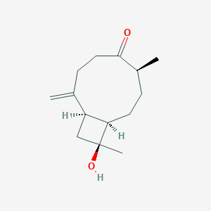 molecular formula C14H22O2 B1248785 Nanonorcaryophyllene B 
