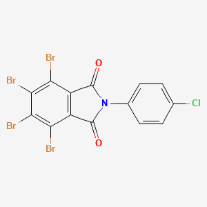 4,5,6,7-Tetrabromo-2-(4-chlorophenyl)isoindole-1,3-dione