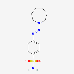 4-[(E)-azepan-1-yldiazenyl]benzenesulfonamide