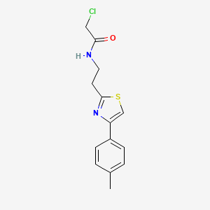 2-chloro-N-{2-[4-(4-methylphenyl)-1,3-thiazol-2-yl]ethyl}acetamide