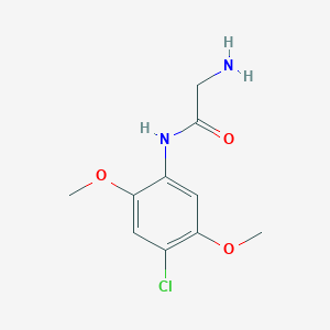 N-(4-chloro-2,5-dimethoxyphenyl)glycinamide