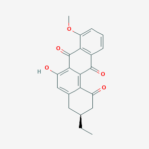 molecular formula C21H18O5 B1248812 Brasiliquinone C 