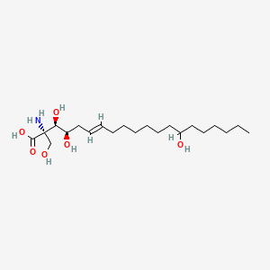 molecular formula C21H41NO6 B1248813 Mycestericin B 