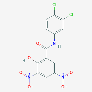 N-(3,4-dichlorophenyl)-2-hydroxy-3,5-dinitrobenzamide