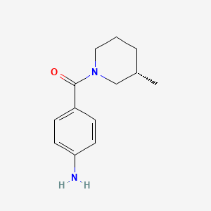 4-[(3S)-3-methylpiperidine-1-carbonyl]aniline