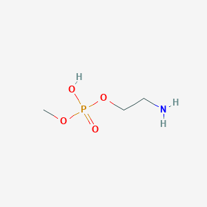 molecular formula C3H10NO4P B1248822 Methyl phosphoethanolamine CAS No. 2375-05-5