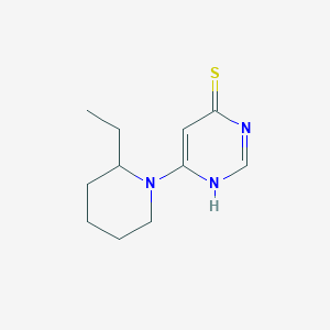 6-(2-ethylpiperidin-1-yl)pyrimidine-4(3H)-thione