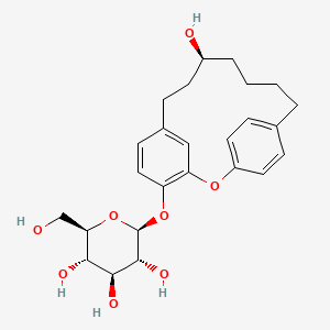 molecular formula C25H32O8 B1248826 Aceroside B2 
