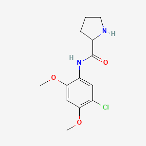 N-(5-Chloro-2,4-dimethoxyphenyl)pyrrolidine-2-carboxamide