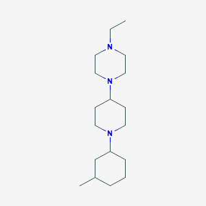 1-Ethyl-4-[1-(3-methylcyclohexyl)piperidin-4-yl]piperazine