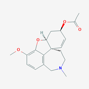 molecular formula C19H23NO4 B124883 O-乙酰加兰他敏 CAS No. 25650-83-3
