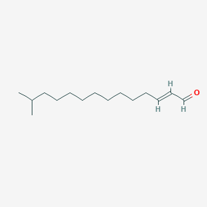 molecular formula C15H28O B1248833 trans-13-Methyltetradec-2-enal 