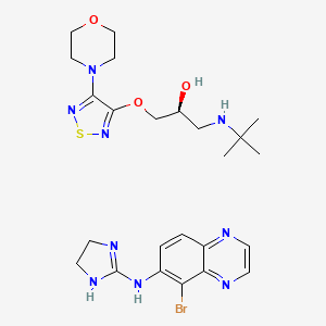 molecular formula C24H34BrN9O3S B1248835 Combigan CAS No. 952743-07-6