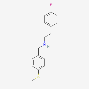 2-(4-fluorophenyl)-N-[4-(methylsulfanyl)benzyl]ethanamine