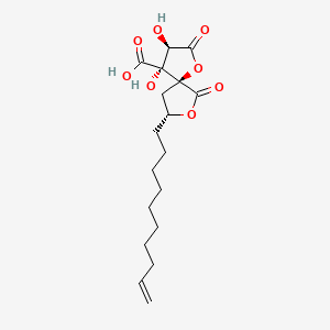 (3R,4R,5S,8R)-8-dec-9-enyl-3,4-dihydroxy-2,6-dioxo-1,7-dioxaspiro[4.4]nonane-4-carboxylic acid