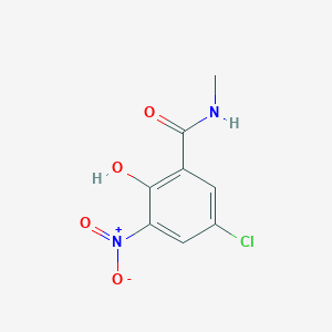 5-chloro-2-hydroxy-N-methyl-3-nitrobenzamide