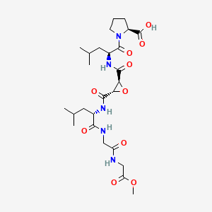 Methyl N-[(2s)-4-{[(1s)-1-{[(2s)-2-Carboxypyrrolidin-1-Yl]carbonyl}-3-Methylbutyl]amino}-2-Hydroxy-4-Oxobutanoyl]-L-Leucylglycylglycinate