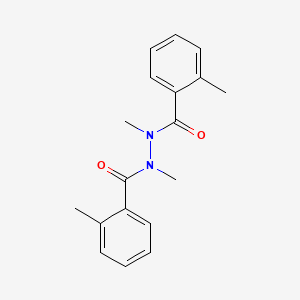 N,N',2-trimethyl-N'-[(2-methylphenyl)carbonyl]benzohydrazide