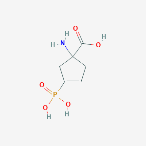 1-Amino-3-phosphono-3-cyclopentene-1-carboxylic acid