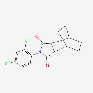 molecular formula C16H13Cl2NO2 B12488579 2-(2,4-dichlorophenyl)-3a,4,7,7a-tetrahydro-1H-4,7-ethanoisoindole-1,3(2H)-dione 