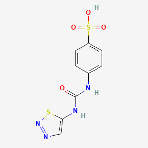 4-[(1,2,3-Thiadiazol-5-ylcarbamoyl)amino]benzenesulfonic acid