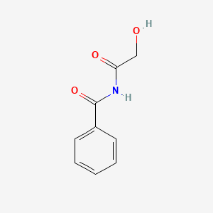 molecular formula C9H9NO3 B12488652 N-(2-hydroxyacetyl)benzamide 