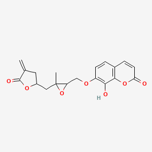 molecular formula C19H18O7 B1248866 Murrayacoumarin B 