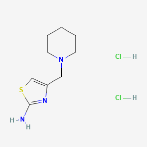 4-(Piperidin-1-ylmethyl)-1,3-thiazol-2-amine dihydrochloride