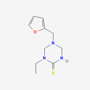 1-Ethyl-5-(furan-2-ylmethyl)-1,3,5-triazinane-2-thione