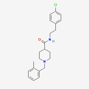 N-[2-(4-chlorophenyl)ethyl]-1-(2-methylbenzyl)piperidine-4-carboxamide