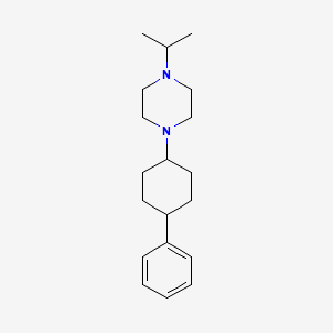 1-(4-Phenylcyclohexyl)-4-(propan-2-yl)piperazine