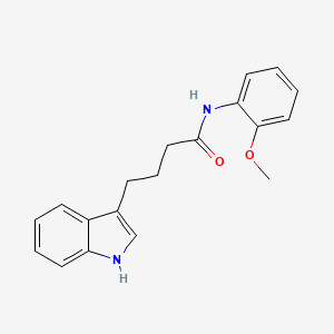 molecular formula C19H20N2O2 B12488706 4-(1H-indol-3-yl)-N-(2-methoxyphenyl)butanamide 