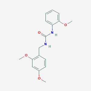 molecular formula C17H20N2O4 B12488906 1-(2,4-Dimethoxybenzyl)-3-(2-methoxyphenyl)urea 