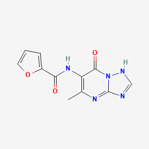 N-(7-hydroxy-5-methyl[1,2,4]triazolo[1,5-a]pyrimidin-6-yl)furan-2-carboxamide