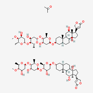 molecular formula C87H138O29 B1248898 Lanirapid (TN) 