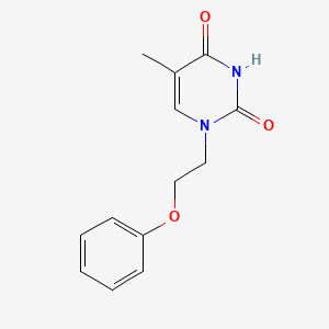 5-methyl-1-(2-phenoxyethyl)pyrimidine-2,4(1H,3H)-dione