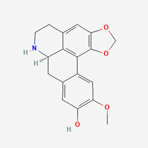 molecular formula C18H17NO4 B1248909 R-(-)-actinodaphnine 