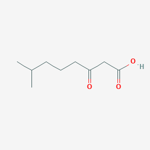 molecular formula C9H16O3 B1248911 7-甲基-3-氧代辛酸 