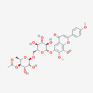 molecular formula C31H36O16 B1248912 Dicliripariside B 