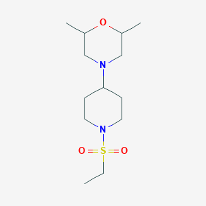 4-[1-(Ethylsulfonyl)piperidin-4-yl]-2,6-dimethylmorpholine