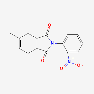 5-Methyl-2-(2-nitrophenyl)-3a,4,7,7a-tetrahydroisoindole-1,3-dione