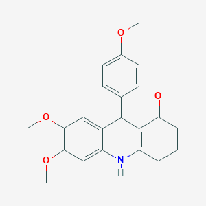 6,7-dimethoxy-9-(4-methoxyphenyl)-3,4,9,10-tetrahydroacridin-1(2H)-one